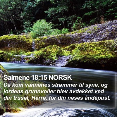 Salmene 18:15 NORSK Bible Verse Image