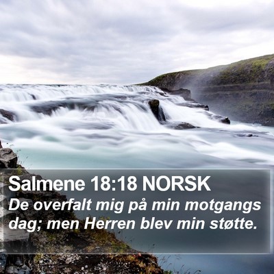 Salmene 18:18 NORSK Bible Verse Image