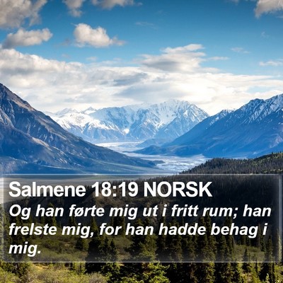 Salmene 18:19 NORSK Bible Verse Image