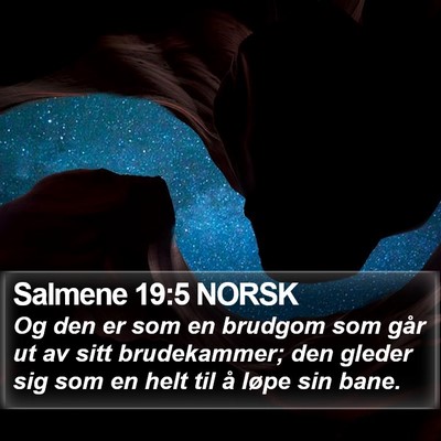 Salmene 19:5 NORSK Bible Verse Image