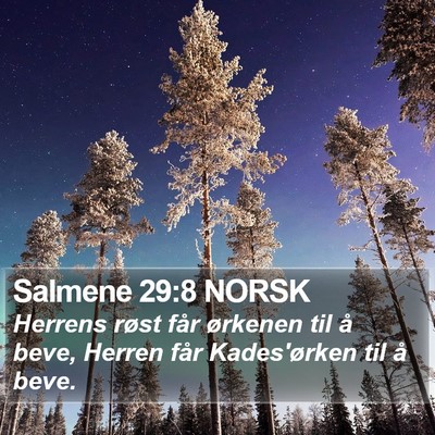 Salmene 29:8 NORSK Bible Verse Image