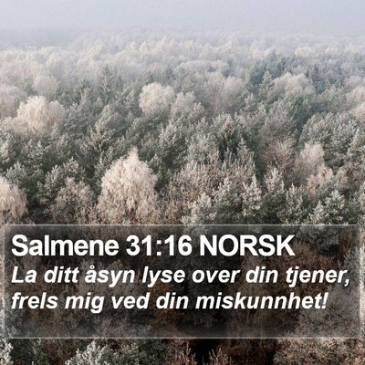 Salmene 31:16 NORSK Bible Verse Image
