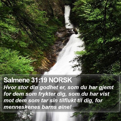 Salmene 31:19 NORSK Bible Verse Image