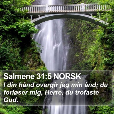 Salmene 31:5 NORSK Bible Verse Image