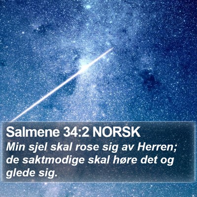 Salmene 34:2 NORSK Bible Verse Image
