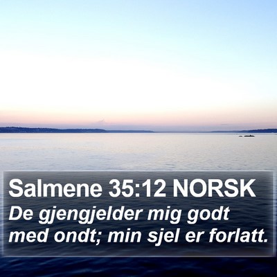 Salmene 35:12 NORSK Bible Verse Image