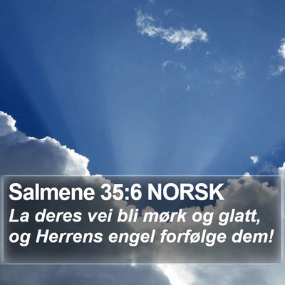 Salmene 35:6 NORSK Bible Verse Image