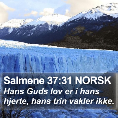 Salmene 37:31 NORSK Bible Verse Image