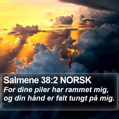 Salmene 38:2 NORSK Bible Verse Image
