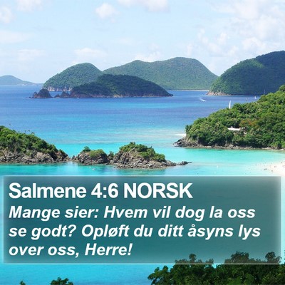 Salmene 4:6 NORSK Bible Verse Image