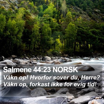 Salmene 44:23 NORSK Bible Verse Image