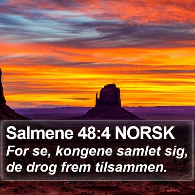 Salmene 48:4 NORSK Bible Verse Image