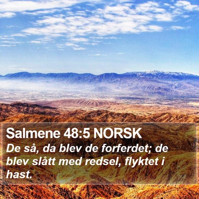 Salmene 48:5 NORSK Bible Verse Image