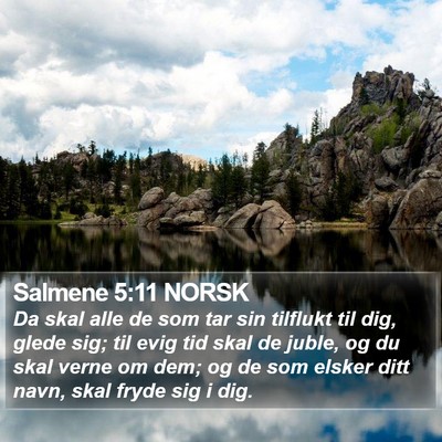 Salmene 5:11 NORSK Bible Verse Image