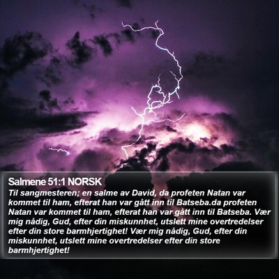 Salmene 51:1 NORSK Bible Verse Image