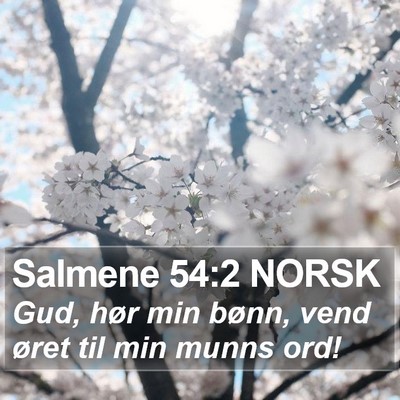 Salmene 54:2 NORSK Bible Verse Image