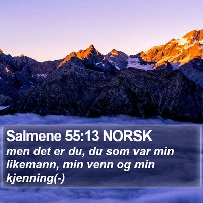 Salmene 55:13 NORSK Bible Verse Image