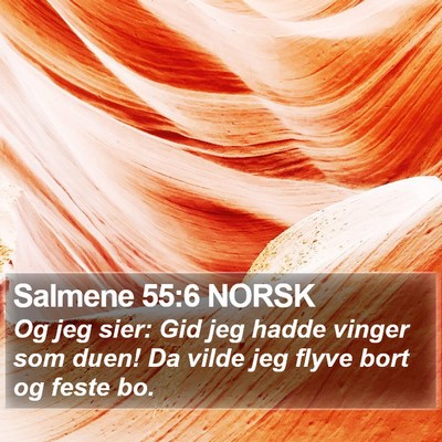 Salmene 55:6 NORSK Bible Verse Image