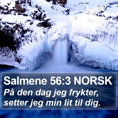 Salmene 56:3 NORSK Bible Verse Image