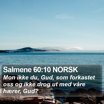 Salmene 60:10 NORSK Bible Verse Image