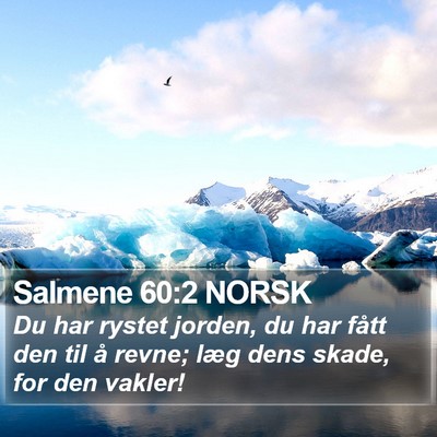 Salmene 60:2 NORSK Bible Verse Image