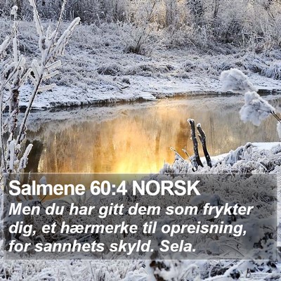 Salmene 60:4 NORSK Bible Verse Image