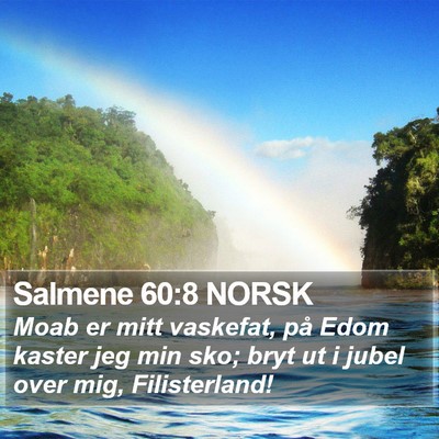Salmene 60:8 NORSK Bible Verse Image