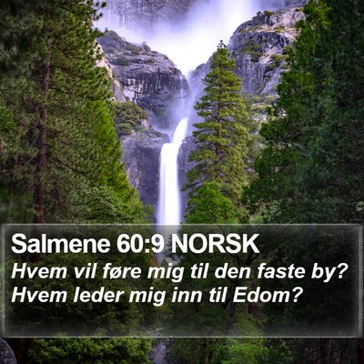 Salmene 60:9 NORSK Bible Verse Image