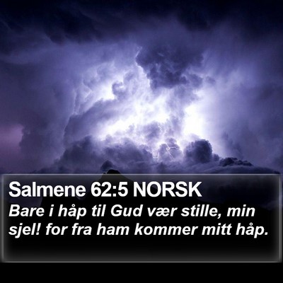 Salmene 62:5 NORSK Bible Verse Image