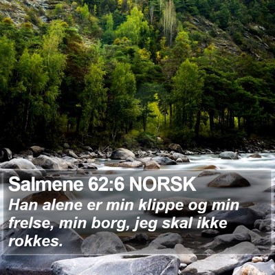 Salmene 62:6 NORSK Bible Verse Image