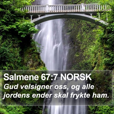Salmene 67:7 NORSK Bible Verse Image