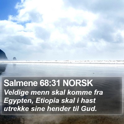 Salmene 68:31 NORSK Bible Verse Image