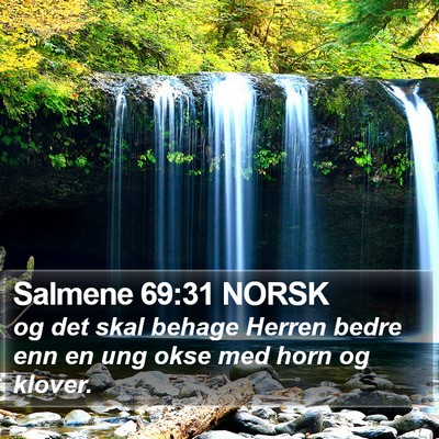 Salmene 69:31 NORSK Bible Verse Image