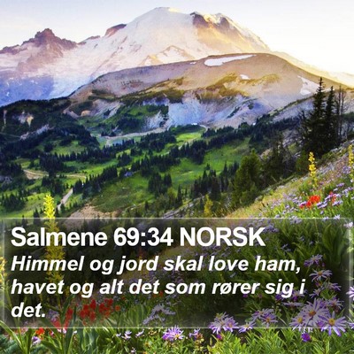 Salmene 69:34 NORSK Bible Verse Image