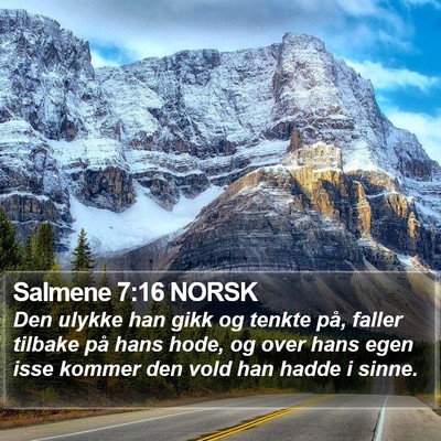 Salmene 7:16 NORSK Bible Verse Image