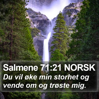 Salmene 71:21 NORSK Bible Verse Image