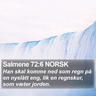 Salmene 72:6 NORSK Bible Verse Image