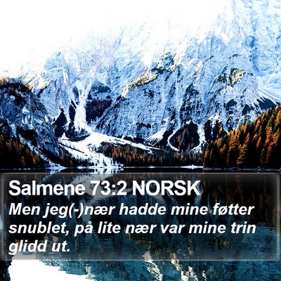 Salmene 73:2 NORSK Bible Verse Image