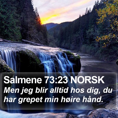 Salmene 73:23 NORSK Bible Verse Image