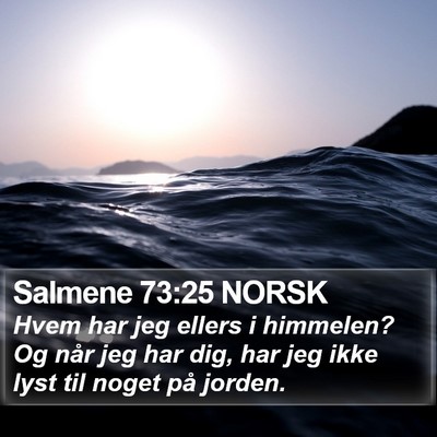 Salmene 73:25 NORSK Bible Verse Image