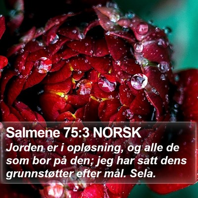 Salmene 75:3 NORSK Bible Verse Image