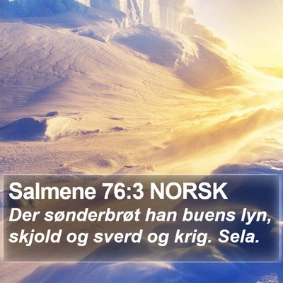 Salmene 76:3 NORSK Bible Verse Image