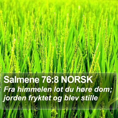 Salmene 76:8 NORSK Bible Verse Image