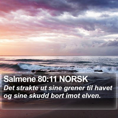 Salmene 80:11 NORSK Bible Verse Image