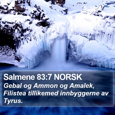 Salmene 83:7 NORSK Bible Verse Image