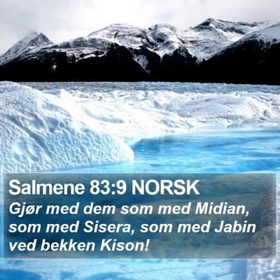 Salmene 83:9 NORSK Bible Verse Image