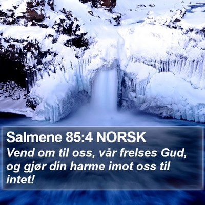 Salmene 85:4 NORSK Bible Verse Image