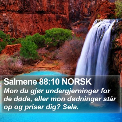 Salmene 88:10 NORSK Bible Verse Image