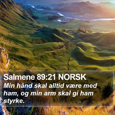 Salmene 89:21 NORSK Bible Verse Image