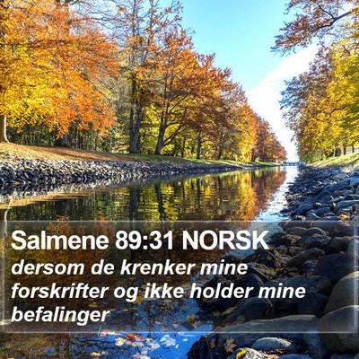 Salmene 89:31 NORSK Bible Verse Image